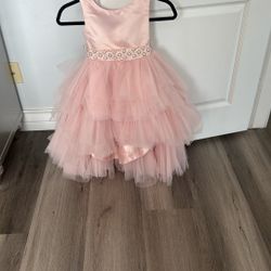 Peach Pink Beautiful Girl Dress New With Tag 
