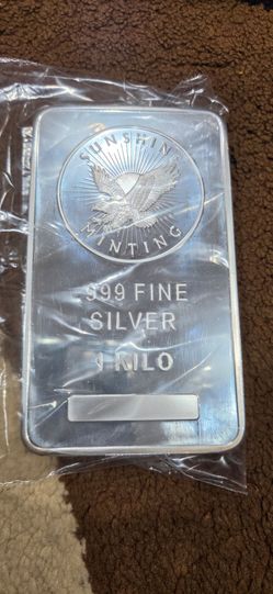 Sunshine Mint 1 Kilo .999 Fine Silver Bar