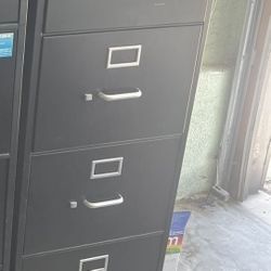 Filing Cabinet Black 
