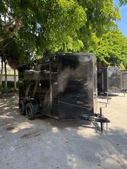 Hook & Line 6 x 12 Enclosed Trailer 7k