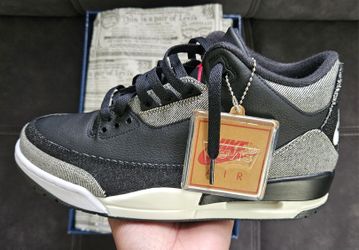 Jordan 3 Levi Black 9.5 $200