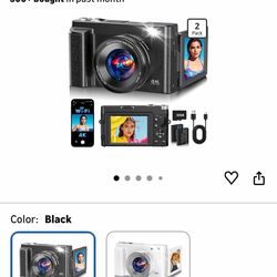 Brand new unopened box vlogging camera 4k 2026