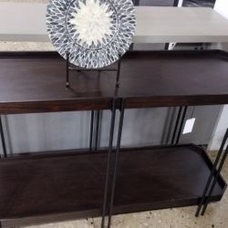 Brown Rustic Style Console Table (New)