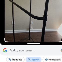 Metal hanging clothes