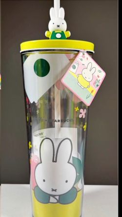 Starbucks Miffy tumbler with straw