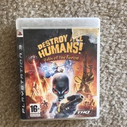 VERY GOOD Path Of The Furon Destroy All Humans PS3 