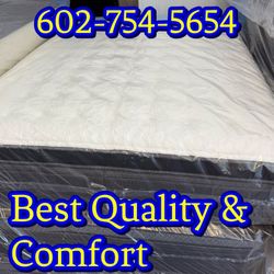 Plush Pillow Top Twin Size Sets / Cama 