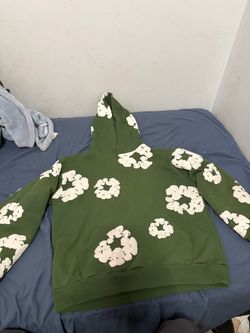 Green denim tears