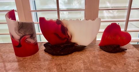 Decorative candle set