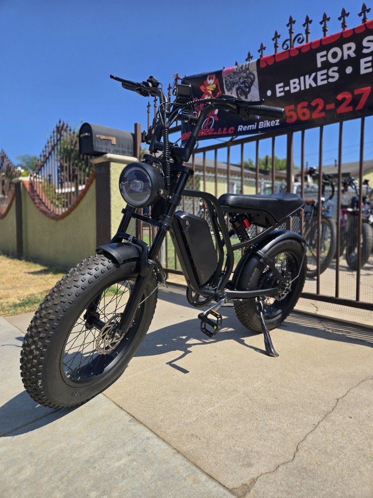 Brand New 1500 Watt Ebike From BLUVALL, 52V ELECTRIC BIKE, 33MPH ELECTRIC BIKE, LONG RANGE ELECTRIC BIKE