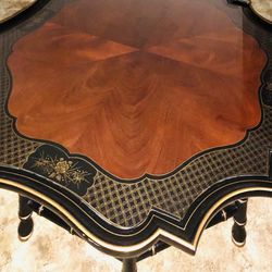 Vintage Chinoiserie Coffee Table Mahogany
