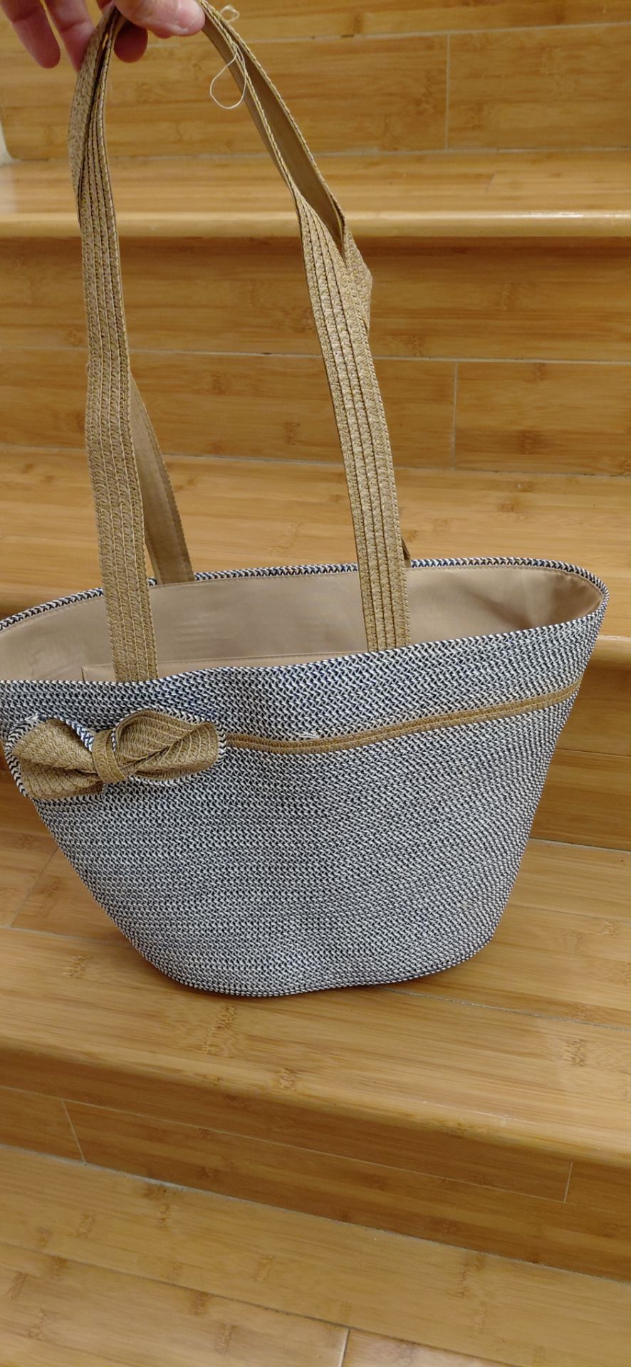 Brand new womens beach bag and hat set