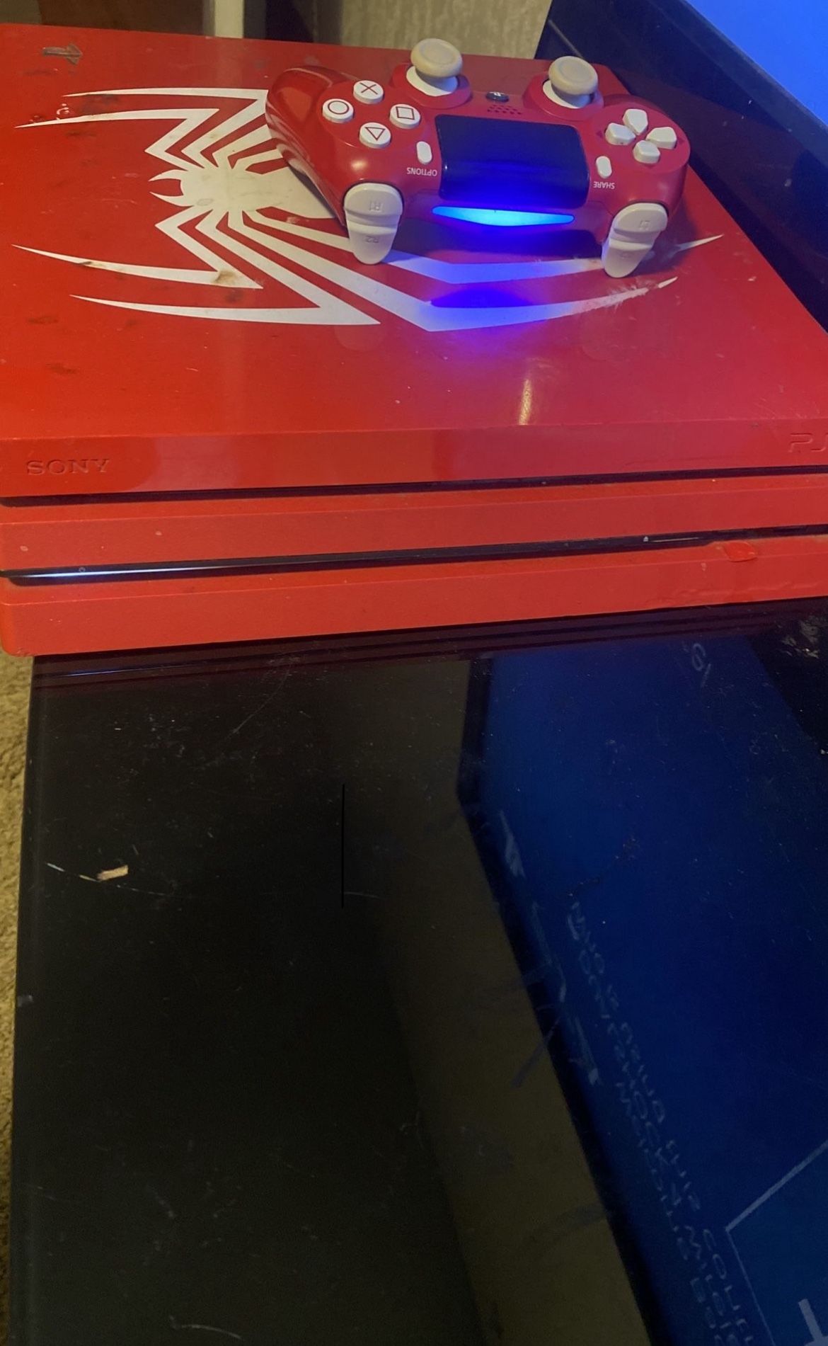 Spider-Man Design PS4 Pro