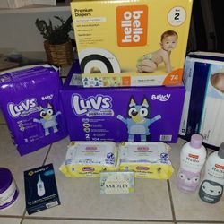 Size 2 Diaper Bundle and More!