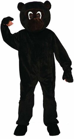 Unisex-Children Plush Child's Mascot Costume, Monkey, Small