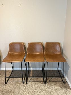 PROJECT 62 Counter Stool(SET OF 3) Camel Originally $90 ea.
