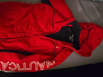 Nautica boys jacket size small red/navy blue
