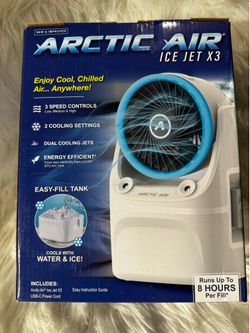Arctic Air Ice Jet X3 150 sq ft 3 speed Portable Air Conditioner and Cooler