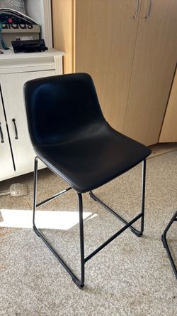 Leather high chair