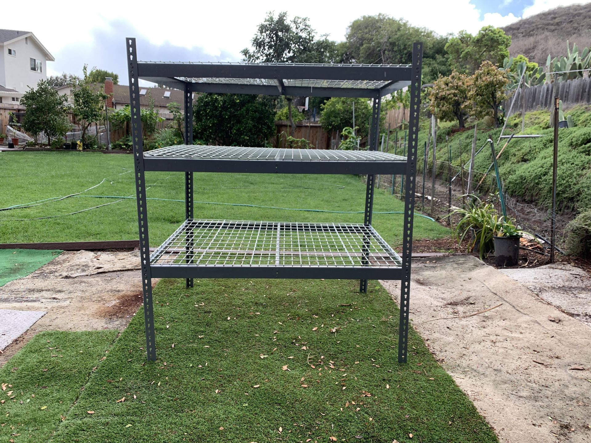 ULINE WIDE STORAGE RACK/ SHELVES 