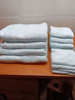Light blue DKNY Towel Set of 12