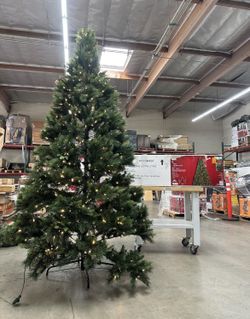 Home Accents 9ft Forest Pine LED Pre-Lit Tree