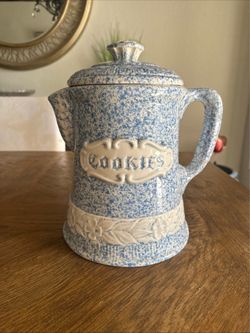 Vintage TREASURE CRAFT Large  Tea/Coffee Pot Cookie Jar.