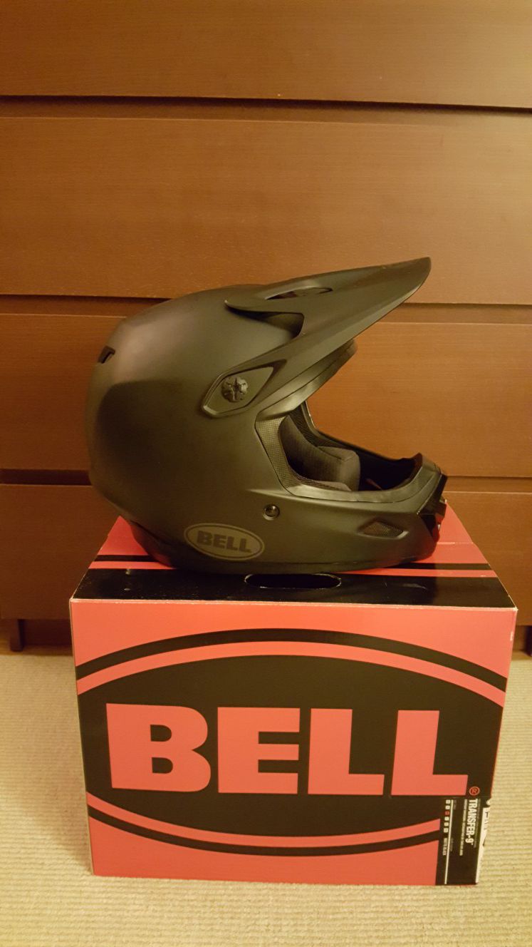 Bell Transfer 9 MTB/DH Full Face Helmet, Matte Bla