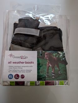Dog Good To Go All Weather Boots Size XL