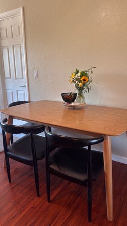 Wood table