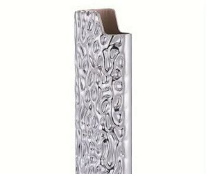 Silver tone ornate lighter cover