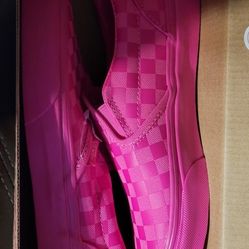 Pink Vans Youth Size 3 BNIB