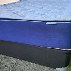 Queen Mattress Set Box Spring & Bed Frame Optional 