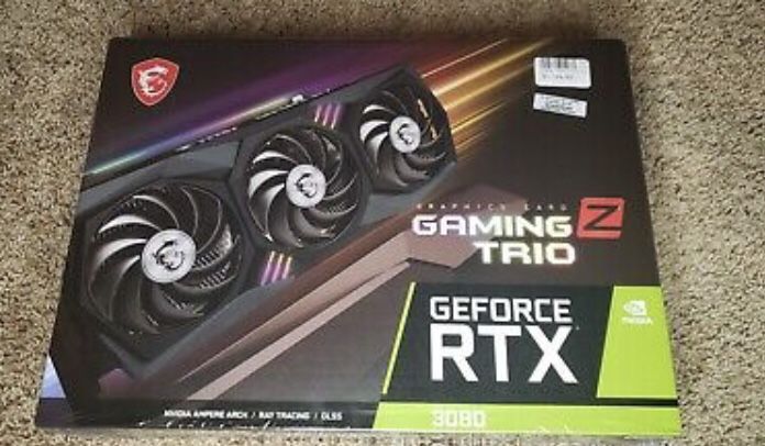 Unopened* MSI GeForce RTX 3080 GAMING X TRIO Graphics Card - 10GB GDDR6X