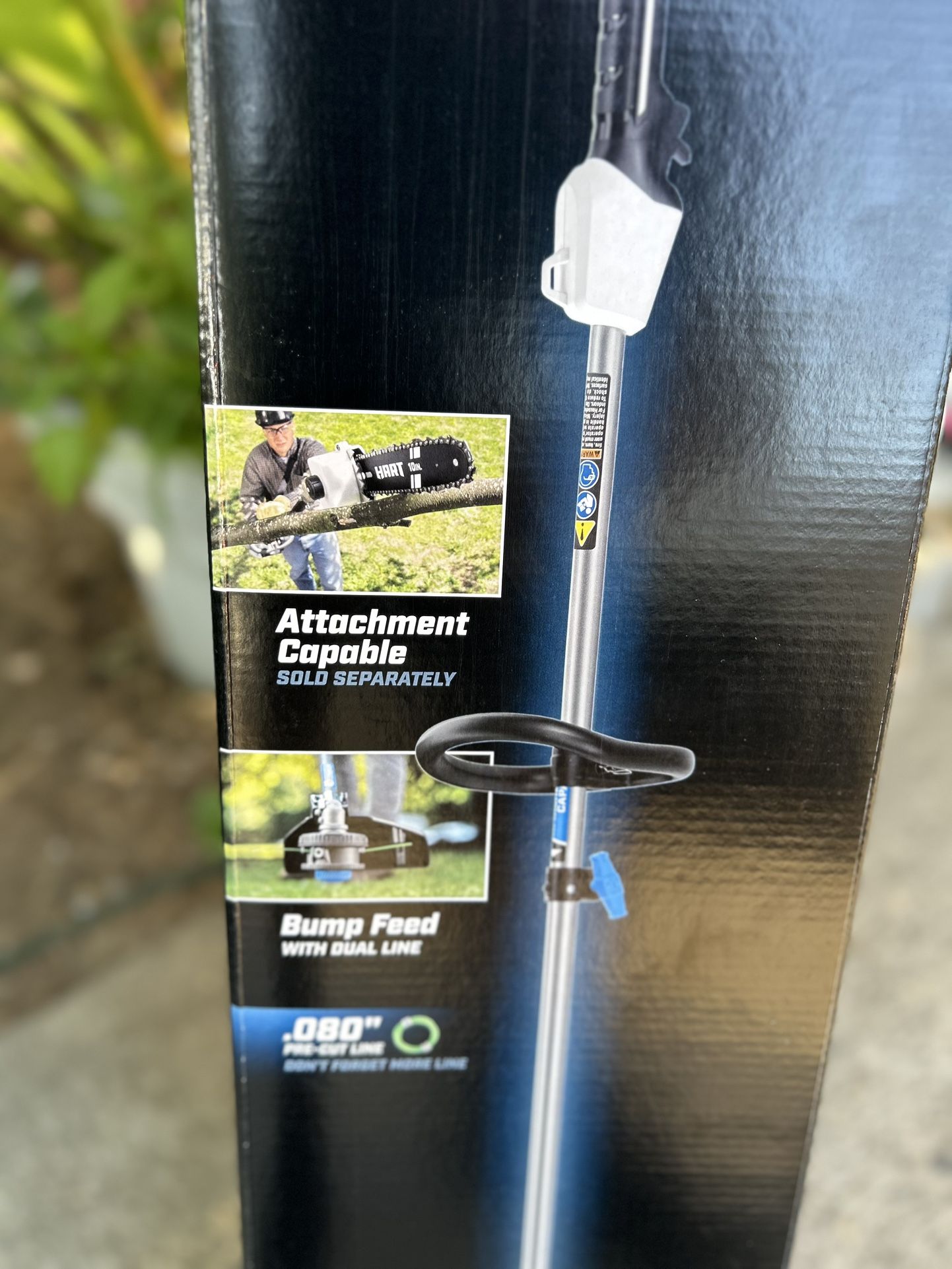 HART 40-Volt Cordless Attachment Capable 15-inch String Trimmer