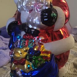 Traditions hand painted santa vintage