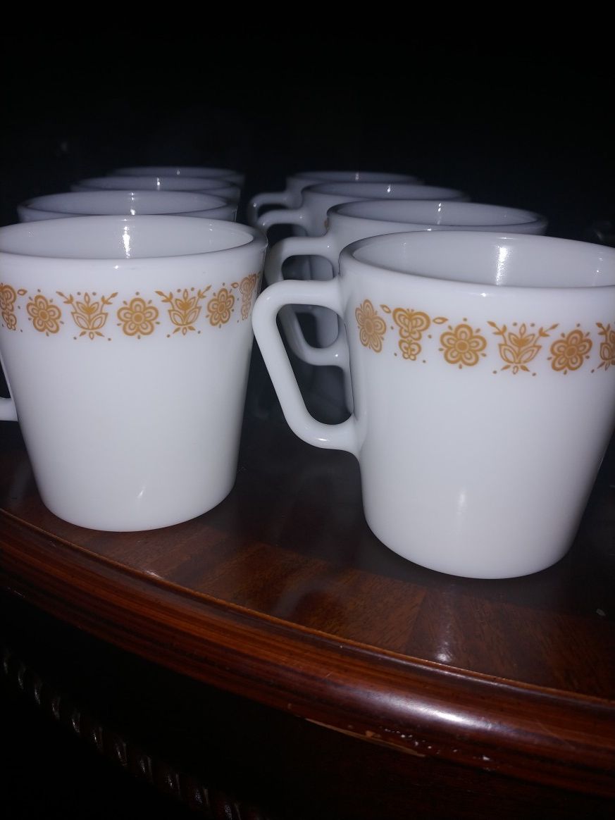 Vintage PYREX cups