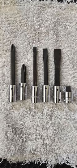 Snap-on 1/4" Drive 6-Piece Screwdriver Bit Socket Set – Read full description