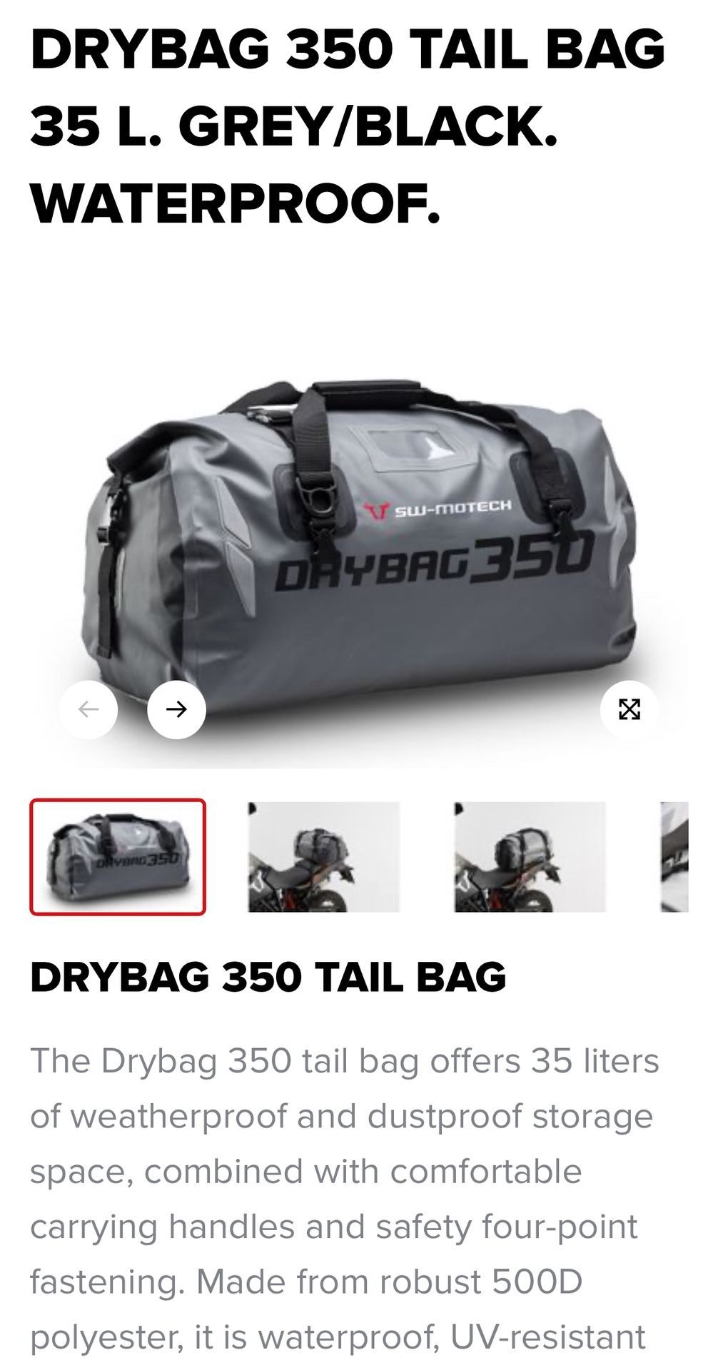 35-Liter Waterproof Duffel Bag