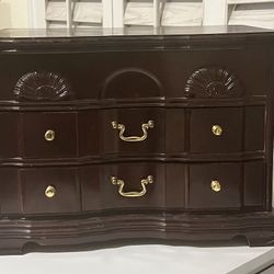 Wooden Jewelry Armoire / Organizer Chest with Drawers