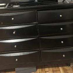 Large Mirrored Drawer TV Stand / Small Bedside Drawer Bundle 