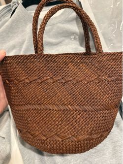 Ulla Johnson raffia marta bag