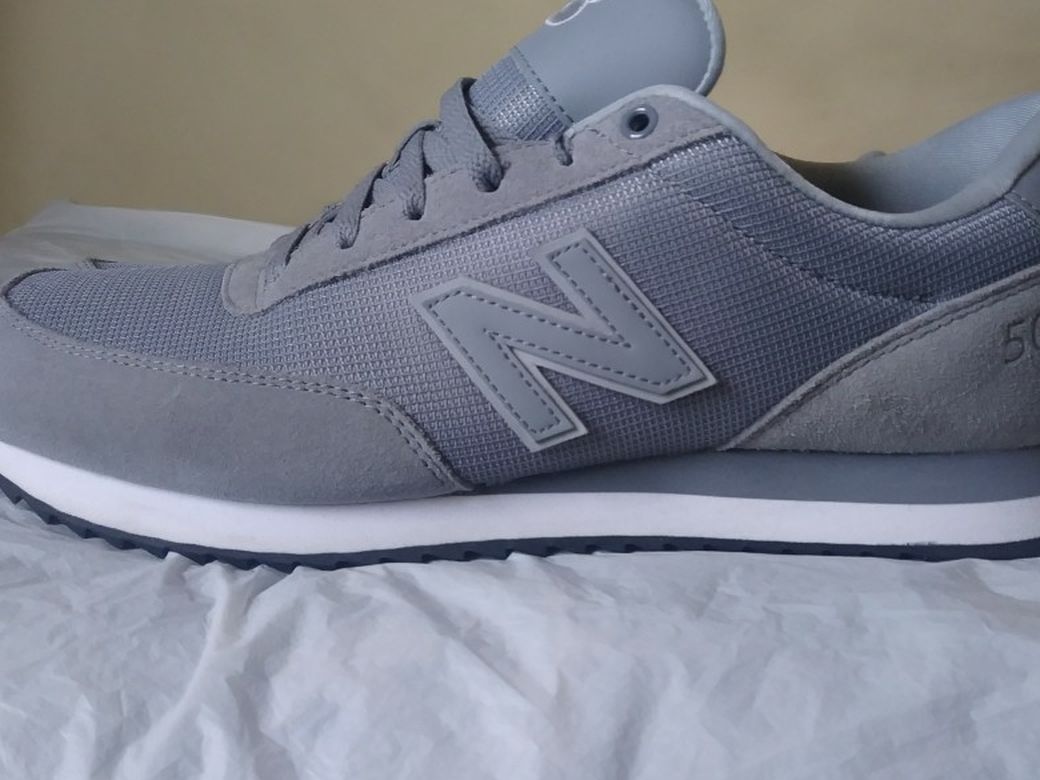NEW!! New Balance 501 Grey Gray White Mens Size 11 - Main Image