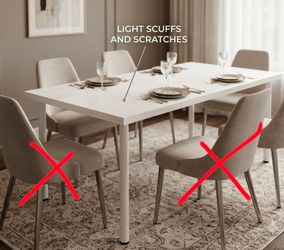 59" white desk or dining table