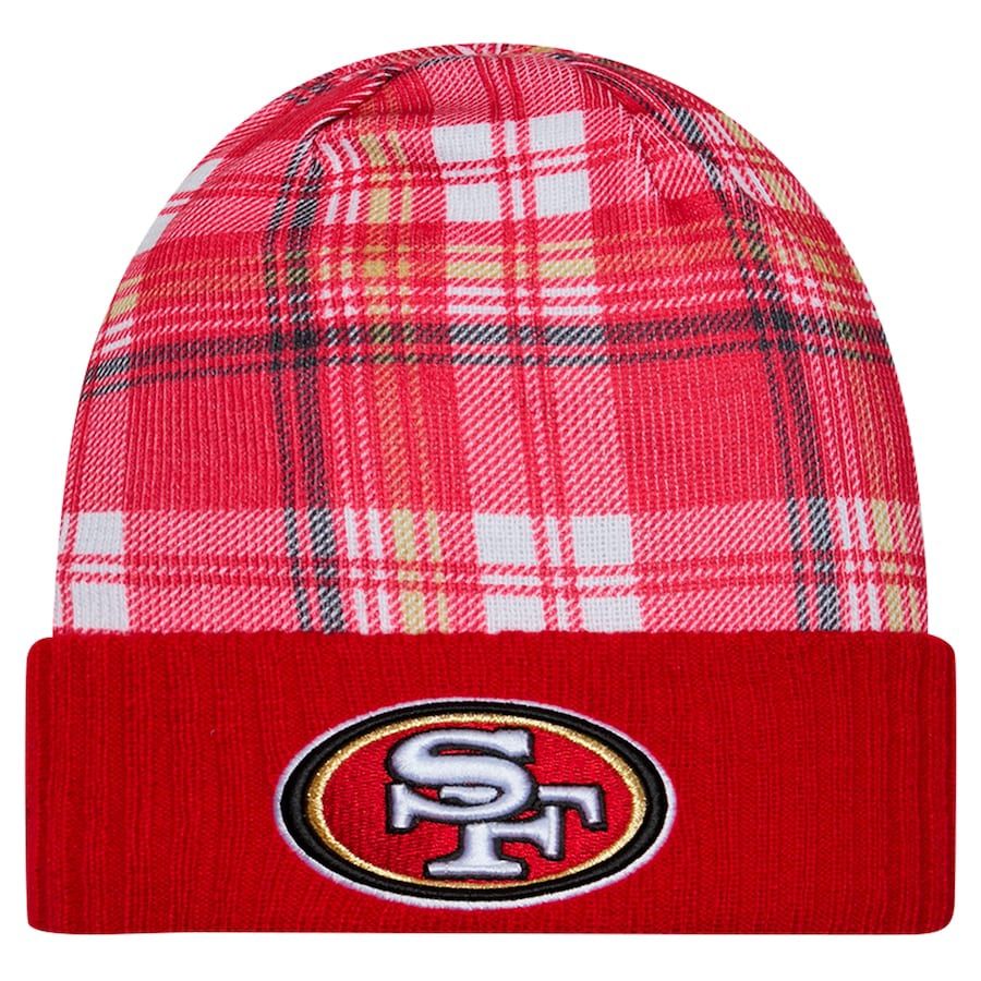 NEW - 2024 New Era Cold Weather Statement Knit Beanie (San Francisco 49ers)