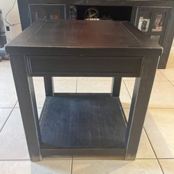 Comes With A Pair (2)!!! Rustic Dark Wood End tables 