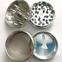 2.25" 4 Layer Aero Space Metal Tobacco Spice Herb Grinder Crusher