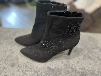 Circus by Sam Edelman Embellished Ankle Boots, Size 8.5