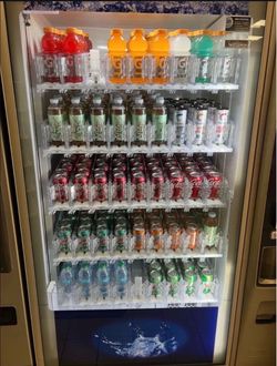 Dixie narco Bev 6 drink vending machine