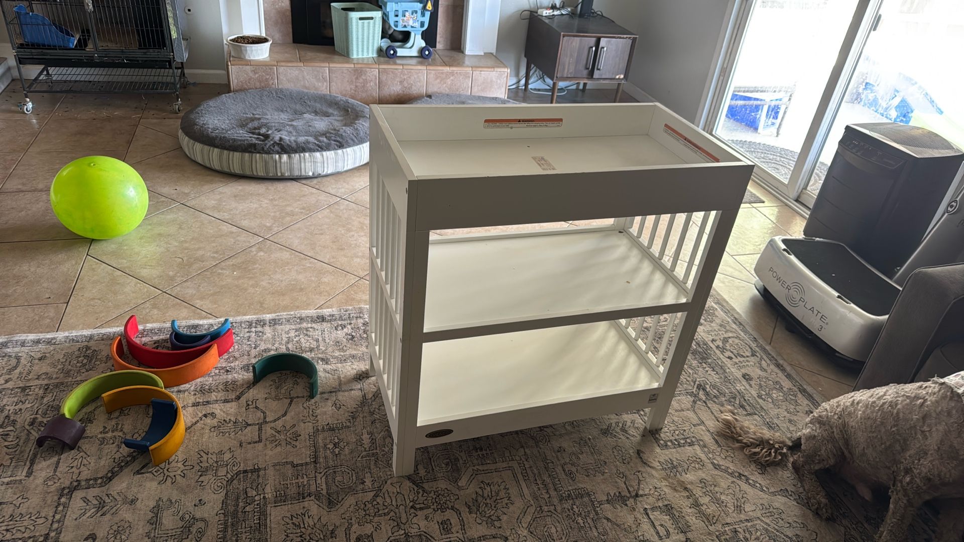Baby changing table